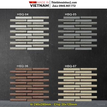 Gạch Thẻ Trang Trí Việt Nhật HBQ