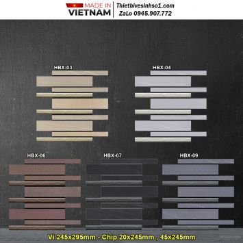 Gạch Thẻ Trang Trí Việt Nhật HBX
