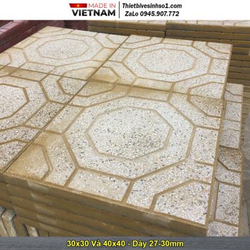 Gạch Terrazzo Mai Rùa Vàng