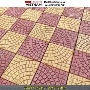 Gạch Terrazzo Rẻ Quạt Vàng