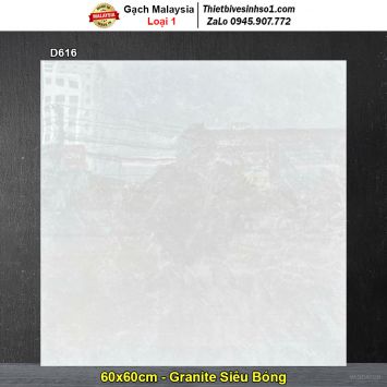 Gạch 60x60 Malaysia D616 Đá Sáng