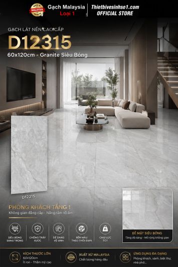 Gạch 60x120 Malaysia D12315