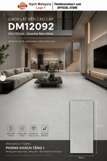 Gạch 60x120 Malaysia DM12092
