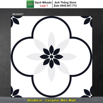 Gạch Bông Men 40x40 Mikado MGB4007