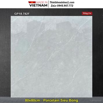 Gạch 80x80 Mikado GP18.782F Vân Xám
