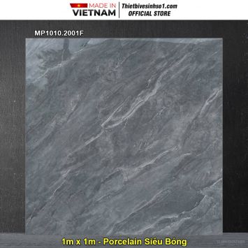 Gạch 1m x 1m Mikado MP1010.2001F Vân Ghi Xám