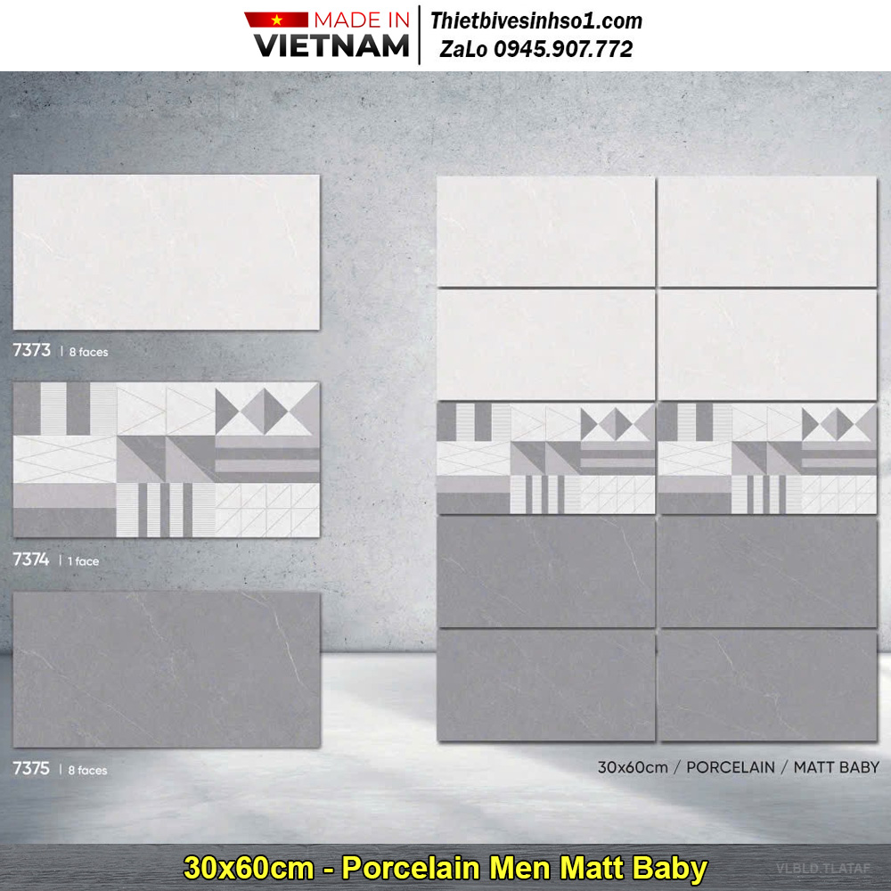 Gạch 30x60 Blue Dragon 7375-7373