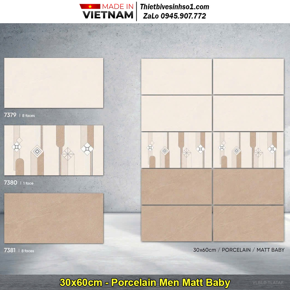Gạch 30x60 Blue Dragon 7381-7379
