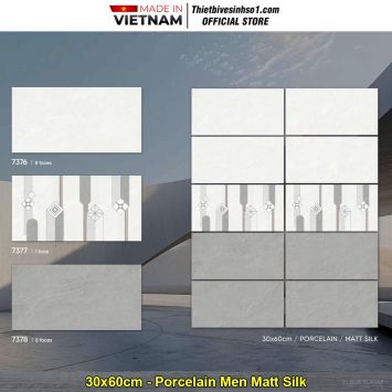 Gạch 30x60 Blue Dragon 7378-7376