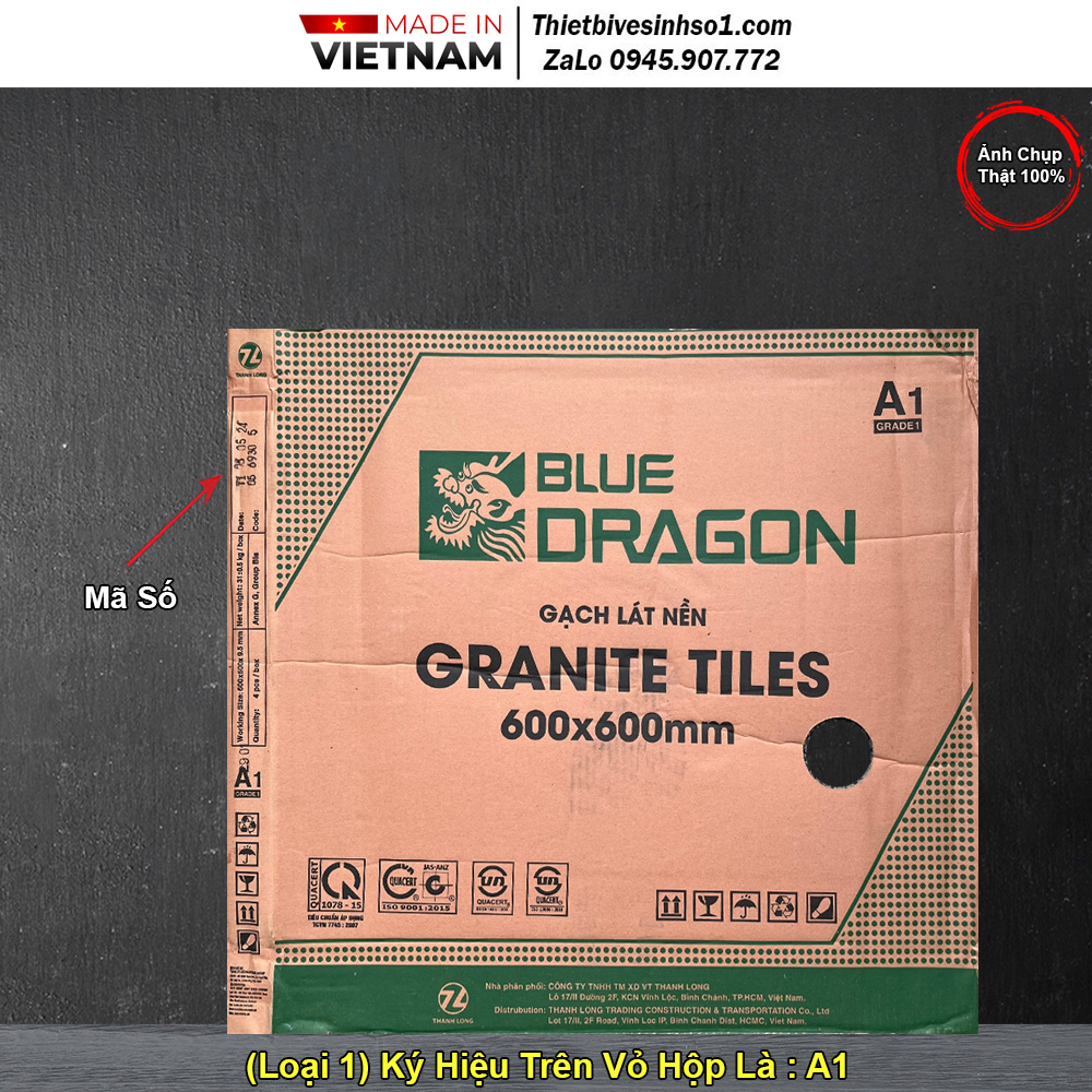 Vỏ Hộp Gạch 60x60 Blue Dragon Loại 1