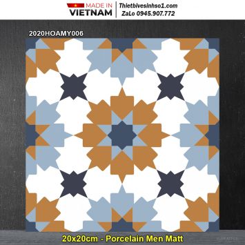 Gạch Bông Men 20x20 Đồng Tâm 2020HOAMY006