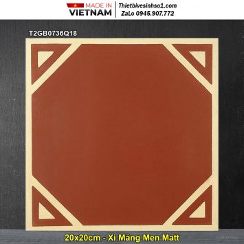 Gạch Bông Xi Măng 20x20 Đồng Tâm T2GB0736Q18