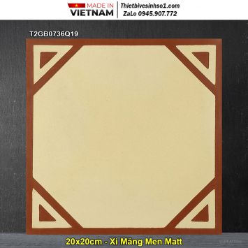 Gạch Bông Xi Măng 20x20 Đồng Tâm T2GB0736Q19