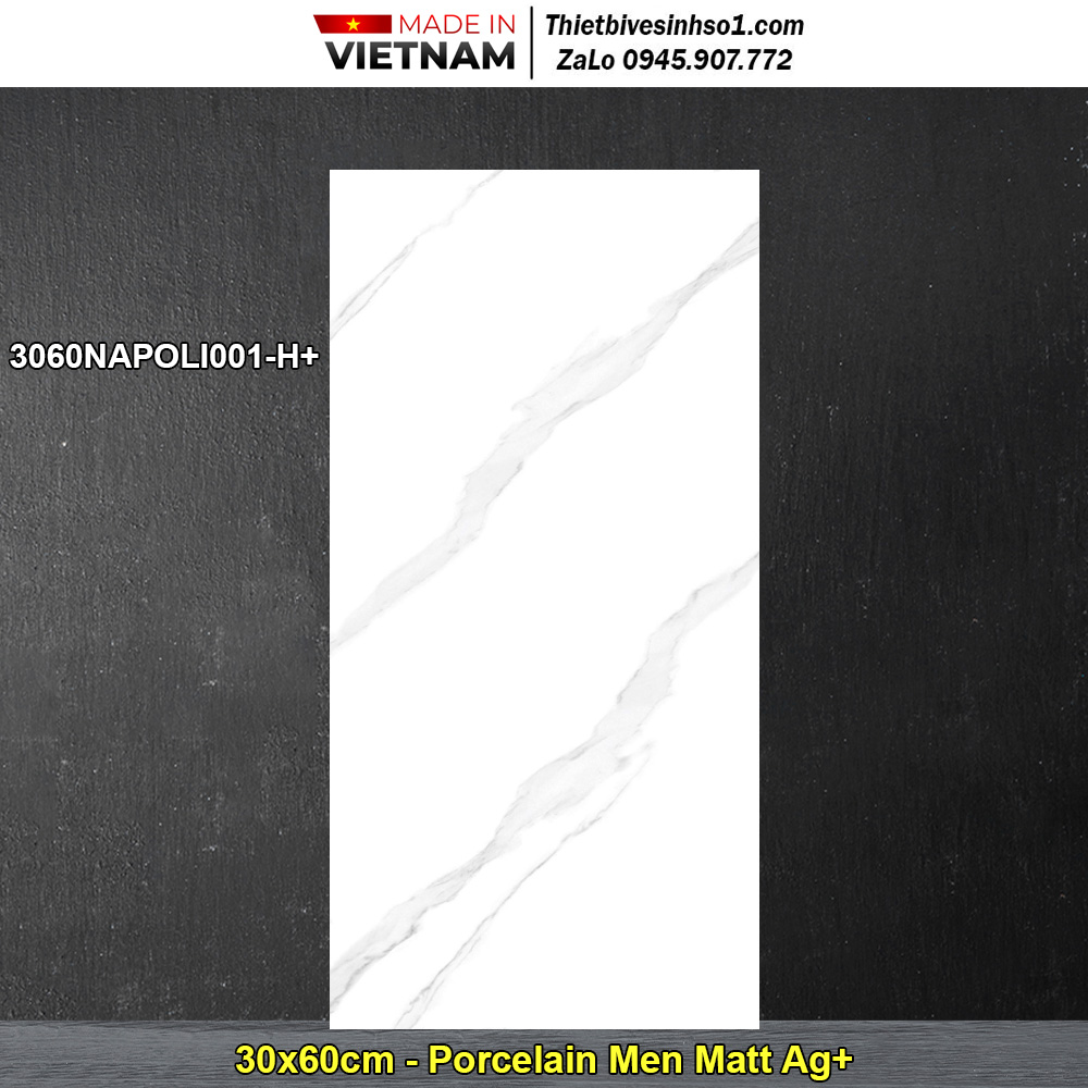 Gạch 30x60 Đồng Tâm 3060NAPOLI001-H+