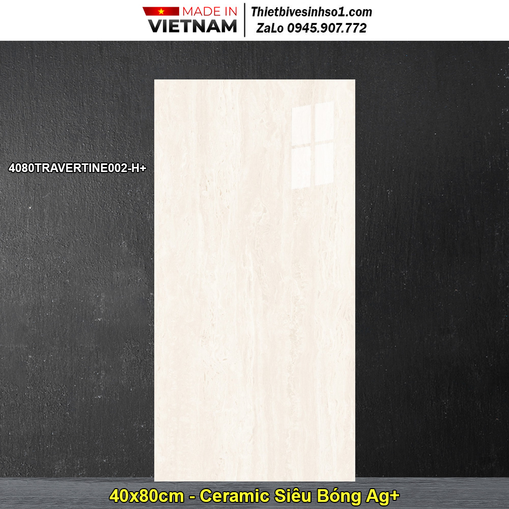 Gạch 40x80 Đồng Tâm 4080TRAVERTINE002-H+