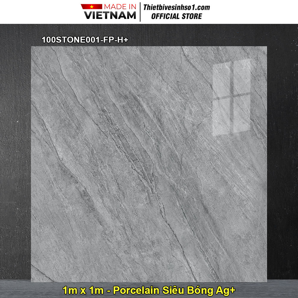 Gạch 1m x 1m Đồng Tâm 100STONE001-FP-H+