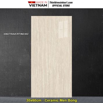 Gạch 30x60 Đồng Tâm 3060TRAVERTINE002