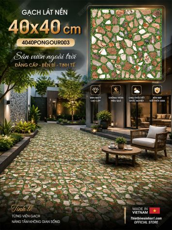 Gạch 40x40 Đồng Tâm 4040PONGOUR003
