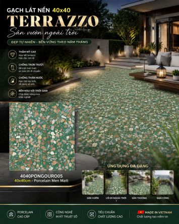 Gạch 40x40 Đồng Tâm 4040PONGOUR005