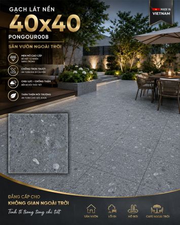 Gạch 40x40 Đồng Tâm 4040PONGOUR008