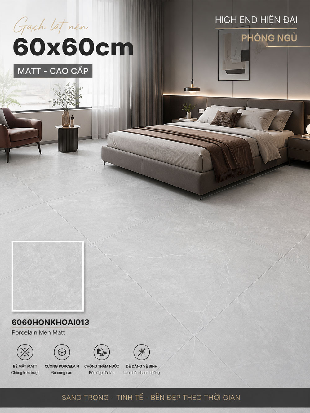 Gạch 60x60 Đồng Tâm 6060HONKHOAI013 Gạch 60x60 Đồng Tâm 6060HONKHOAI013