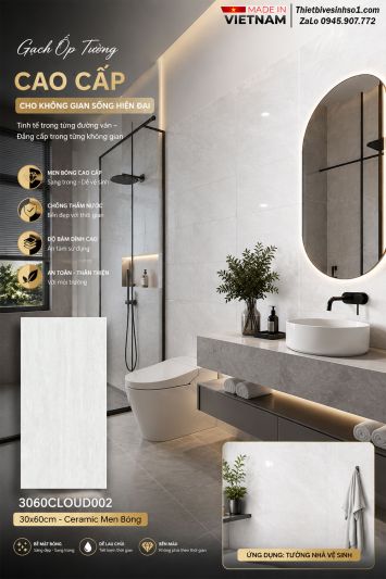 Gạch 30x60 Đồng Tâm 3060CLOUD002
