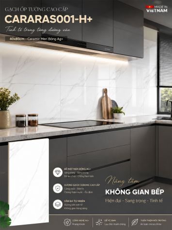 Gạch 40x80 Đồng Tâm 4080CARARAS001-H+