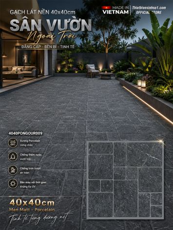 Gạch 40x40 Đồng Tâm 4040PONGOUR009