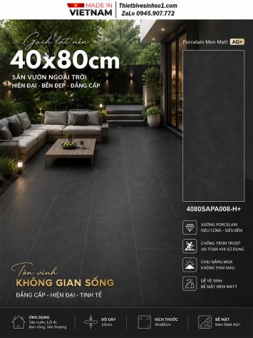 Gạch 40x80 Đồng Tâm 4080SAPA008-H+