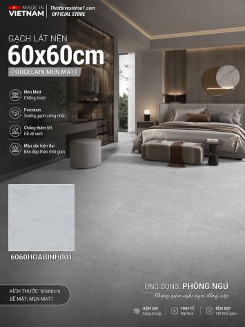 Gạch 60x60 Đồng Tâm 6060HOABINH001
