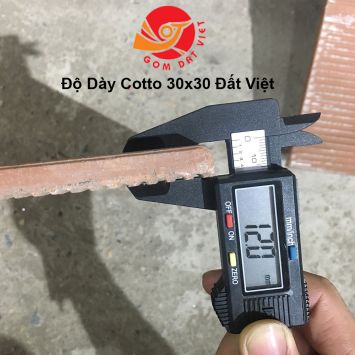Độ Dày Gạch Cotto Đất Việt 30x30