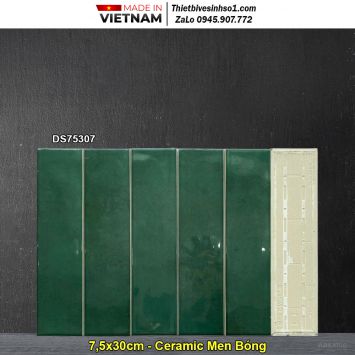 Gạch Thẻ 7,5x30 Trang Trí Việt Nam DS75307