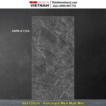 Gạch 60x120 Grand AMM-61204 Vân Đá Ghi