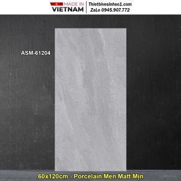 Gạch 60x120 Grand ASM-61204 Vân Xi Măng