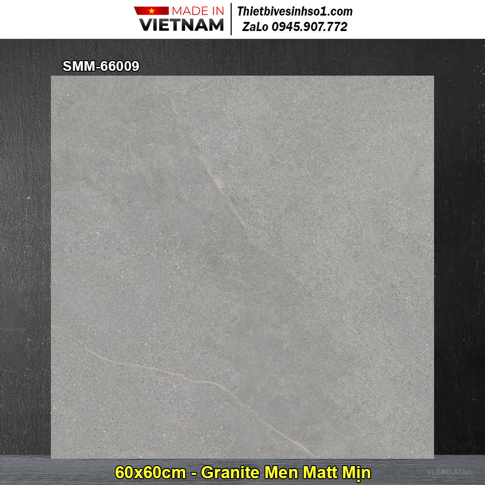 Gạch 60x60 Grand SMM-66009 Vân Xi Măng