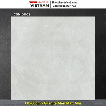 Gạch 60x60 Grand CSM-66001 Vân Xi Măng