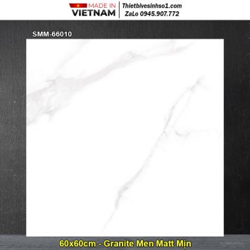 Gạch 60x60 Grand SMM-66010 Trắng Khói