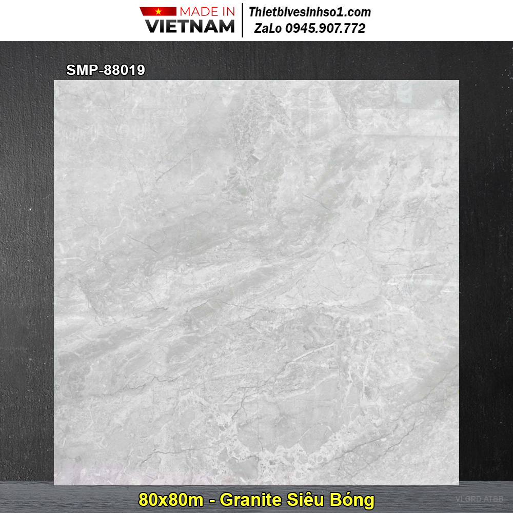 Gạch 80x80 Grand SMP-88019 Vân Đá Xám