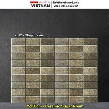 Gạch Ốp Trang Trí 25x50 Hồng Hà 2512