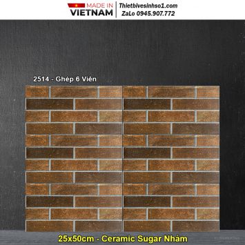 Gạch Ốp Trang Trí 25x50 Hồng Hà 2514