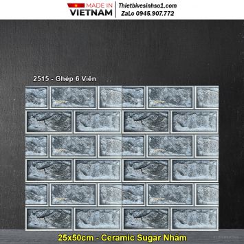 Gạch Ốp Trang Trí 25x50 Hồng Hà 2515