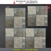 Gạch 40x40 Hồng Hà 4306 Giả Cổ