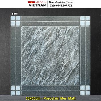 Gạch 50x50 Hồng Hà 5501 Lát Sân