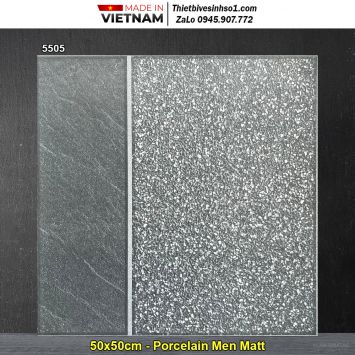 Gạch 50x50 Hồng Hà 5505 Lát Sân