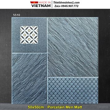 Gạch 50x50 Hồng Hà 5510 Lát Sân