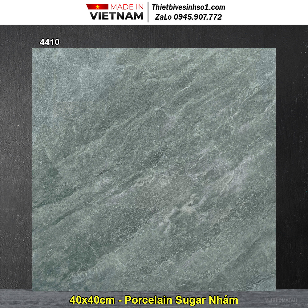Gạch 40x40 Hồng Hà 4410 Ghi Xanh