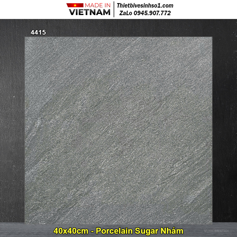 Gạch 40x40 Hồng Hà 4415 Ghi Đậm
