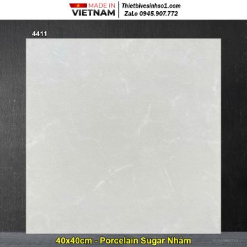 Gạch 40x40 Hồng Hà 4411 Xám Kem