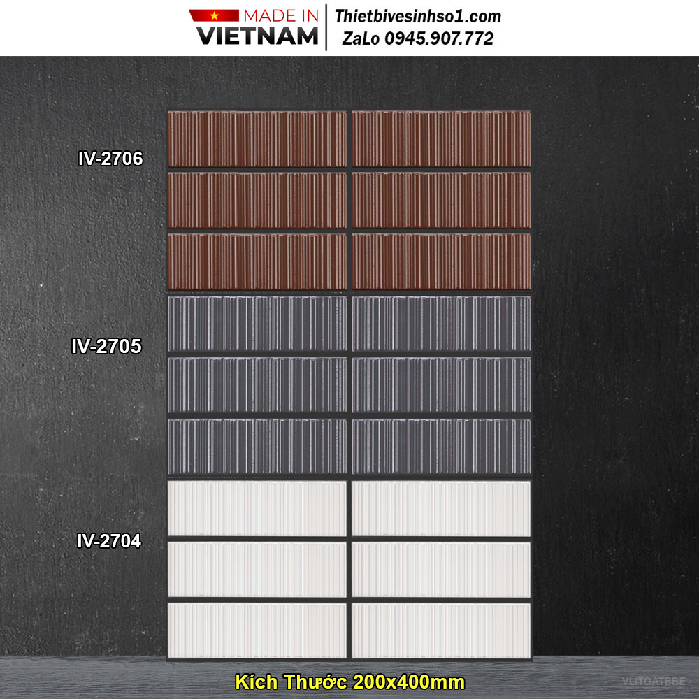 Gạch Ốp Trang Trí 20x40 ITO IV HISHOUHEKI