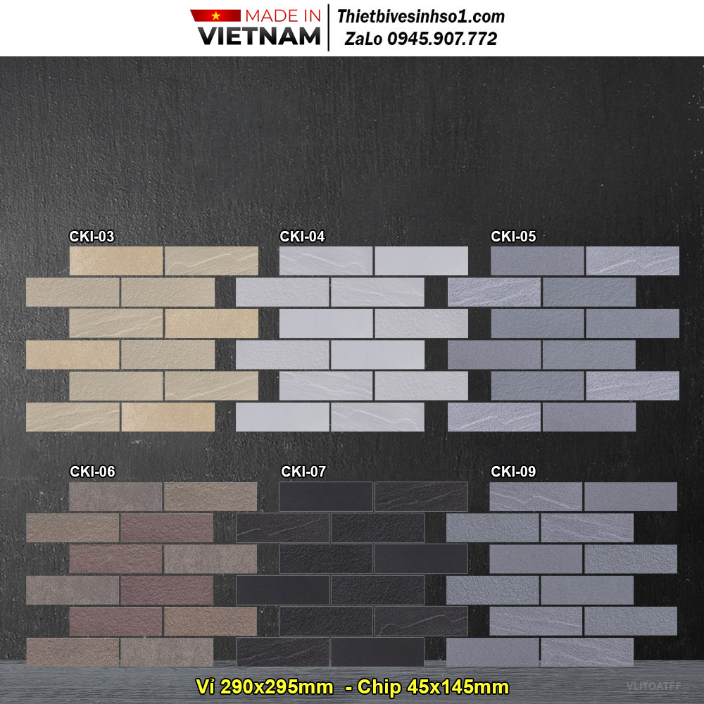 Gạch Thẻ Trang Trí ITO CKI Gạch Thẻ Trang Trí ITO CKI